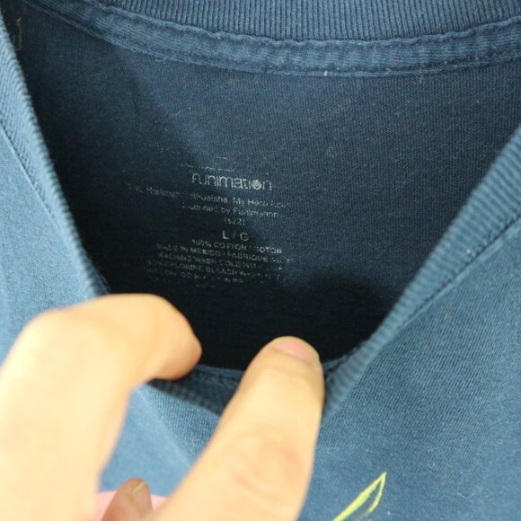 My Hero Academia Funimation Graphic Tee Navy Mens Large - Picture 6 of 7